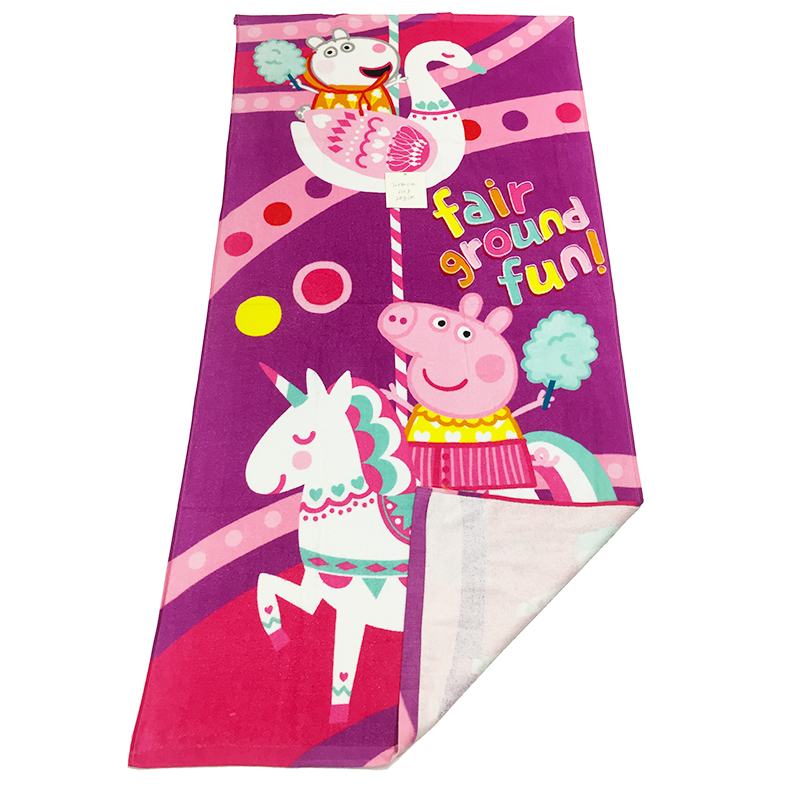 Peppa Reactive Printing Beach Towel